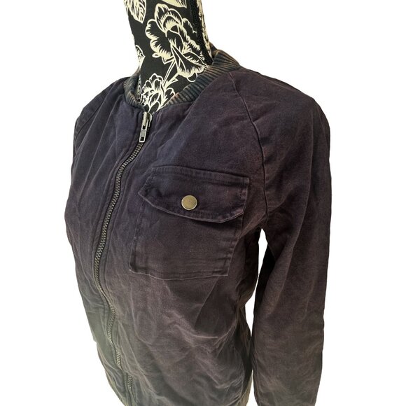 Chaser | Denim Bomber Jacket | Blueberry Vintage Wash | M | NWT - Picture 9 of 10